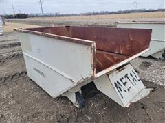 Towable Steel Hopper Dump Bin 