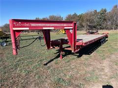 1995 Travelute T/A Flatbed Trailer 