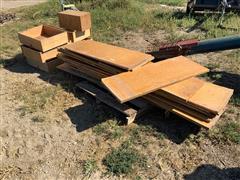 Wood Shelving & Drawers 