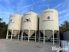 Meridian Seed Max 3200 Bushel Bulk Seed Bins 