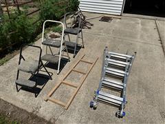 Werner Shop Step Ladders & Aluminum Ladder 