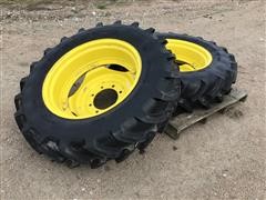John Deere Rims W/Firestone 320/85R28 Tires 