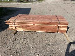 1" X 6" X 8' #1 Cedar Lumber 