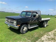 1986 Chevrolet Silverado 30 4x4 Flatbed Pickup 