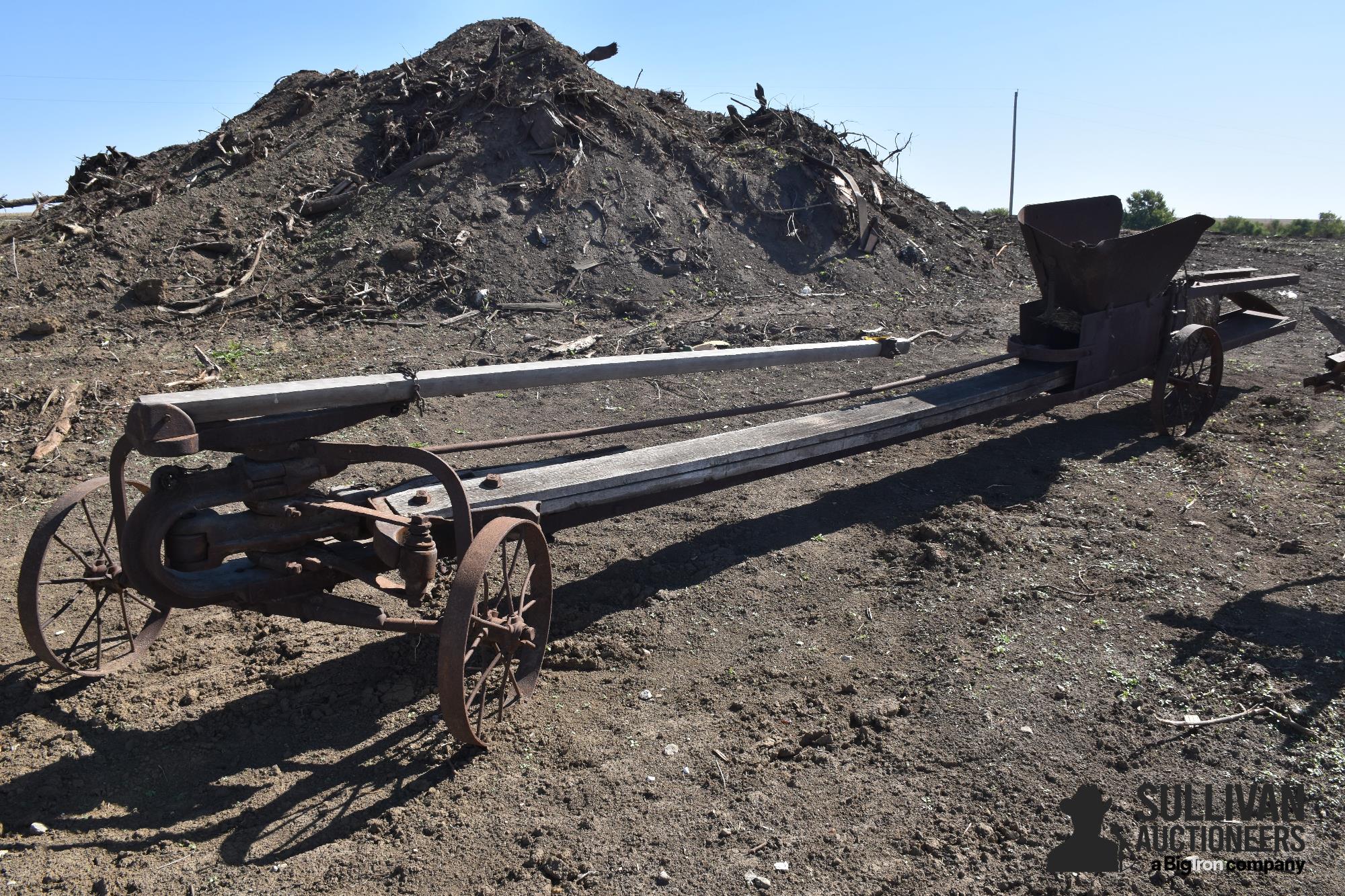 Antique Pull-Type Square Baler 