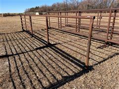 Wolles 24’ Freestanding Livestock Panel W/Gate 