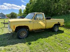 1978 Chevrolet Custom Deluxe 10 4x4 Pickup 