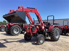 2018 Mahindra 6065 2WD Compact Utility Tractor W/Loader 