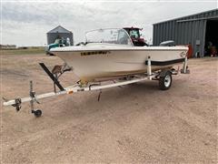 1971 Speedliner Fiberglass Boat & Trailer 