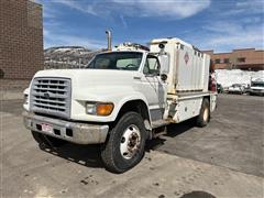 1995 Ford F800 S/A Lube & Fuel Service Truck 