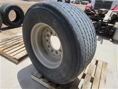 455/55R22.5 Tire & Rim 