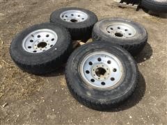 Ford Aluminum Rims & 265/75R16 Tires 