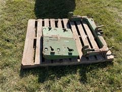 John Deere Front Flat Weight & Quick Hitch 