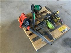 John Deere /Poulen/Remington/Black And Decker/Weed Eater Chain Saws/Leaf Blowers 