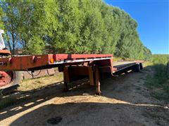 1988 Trail King T/A Spread Axle Drop Deck Trailer 