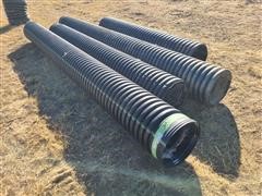 ADS Black Plastic Corrugated Pipe 