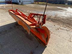 Homemade Tractor Loader Mount 11' Snow Plow 