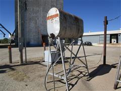 250-Gallon Fuel Tank And Stand 