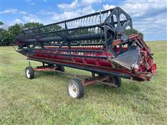 1991 Case IH 1020 Combine Header W/Trailer 