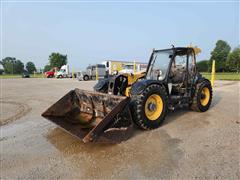 2014 Caterpillar TH406C 4x4x4 Telehandler 