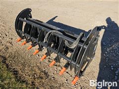 2024 Suihe SSR-78 Root Rake Grapple Skid Steer Attachment 