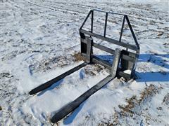 Pallet Forks Skid Steer Attachment 