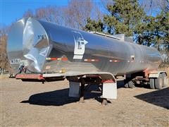 1985 American Trailers Polar T/A Stainless Steel Tanker Trailer 