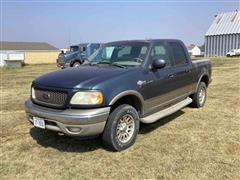 2001 Ford F150 King Ranch 4x4 Crew Cab Pickup 