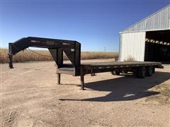 2006 May Gooseneck T/A Flatbed Trailer 