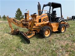 2008 Astec RT1160 4x4x4 Trencher W/Backhoe & Backfill Blade 