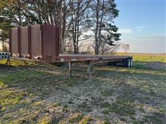 1978 Fontaine PTW35545 T/A Flatbed Trailer 