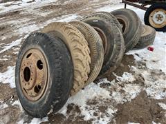 8.25x20 Group Of Truck Tires 