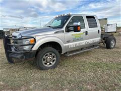 2016 Ford F250 XLT Super Duty 4x4 Cab & Chassis 