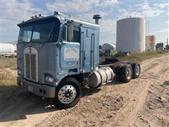 1976 Kenworth K100 T/A Cabover Truck Tractor 