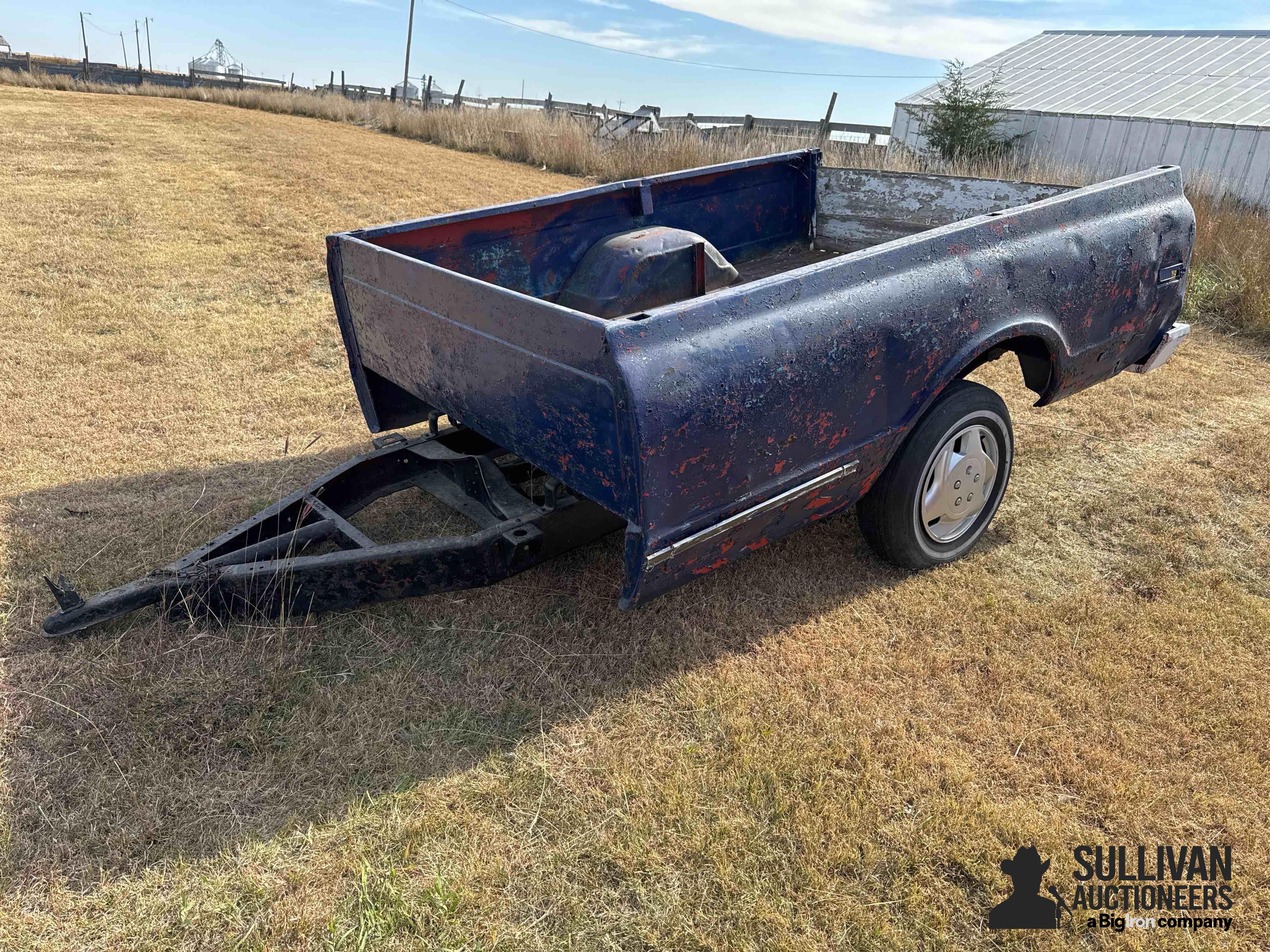 Homemade 6x8 Pickup Box Utility Trailer 