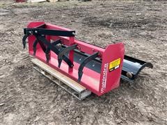 Mahindra 6' Box Scraper & 6' Snow Plow Blade 