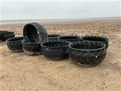 Turned Tire Rubber Feed Bunks/Feeders 