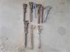 Antique Adjustable Wrenches And Tools 