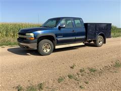 2002 Chevrolet Silverado 2500 2WD Extended Cab Service Truck 