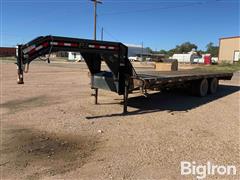 2013 Pj T/A Gooseneck Flatbed Trailer 