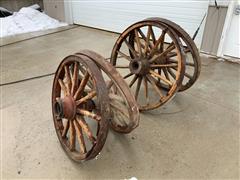 Wooden Wagon Wheels 