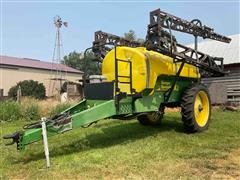 2004 Sprayer Specialties 1000-Gallon 60' Pull-Type Sprayer 