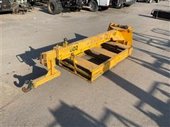 Forklift Mounted Adjustable Jib Boom Crane 