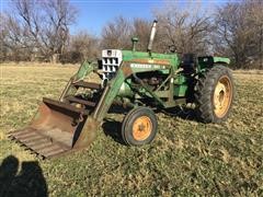 1965 Oliver 1650 2WD Tractor W/ Oliver 1610 Loader 