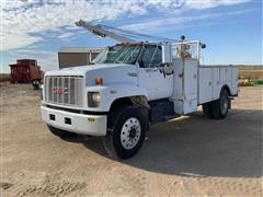 1994 GMC C70 TopKick S/A Service Truck W/Air Compressor & Welder 