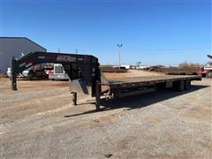 2017 Maxey Max-XD 37’ T/A Flatbed Trailer W/Rolling Tailboard 