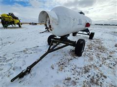 1000-Gallon Anhydrous Tank W/Running Gear 