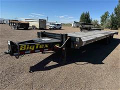 2019 BigTex 22PH 30' T/A Dual Wheel Pintle Flatbed Trailer 