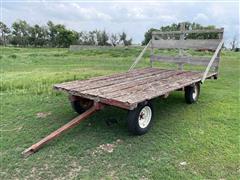 Gehl 6500 Flatbed Hay Bale Wagon 