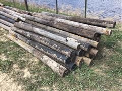 Wooden Fence Posts 